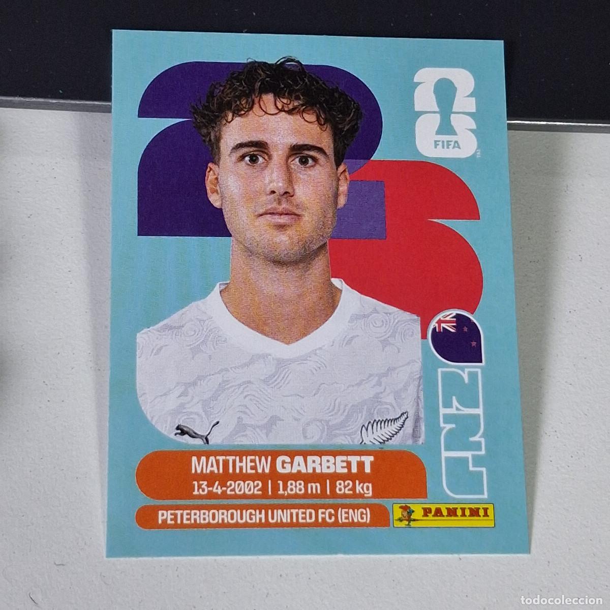 Cromos de F&uacute;tbol: B2 NZL14 MATTHEW GARBETT 14 NUEVA ZELANDA NZL NEW ZEALAND MUNDIAL FIFA WORLD CUP 2026 STICKER PANINI
