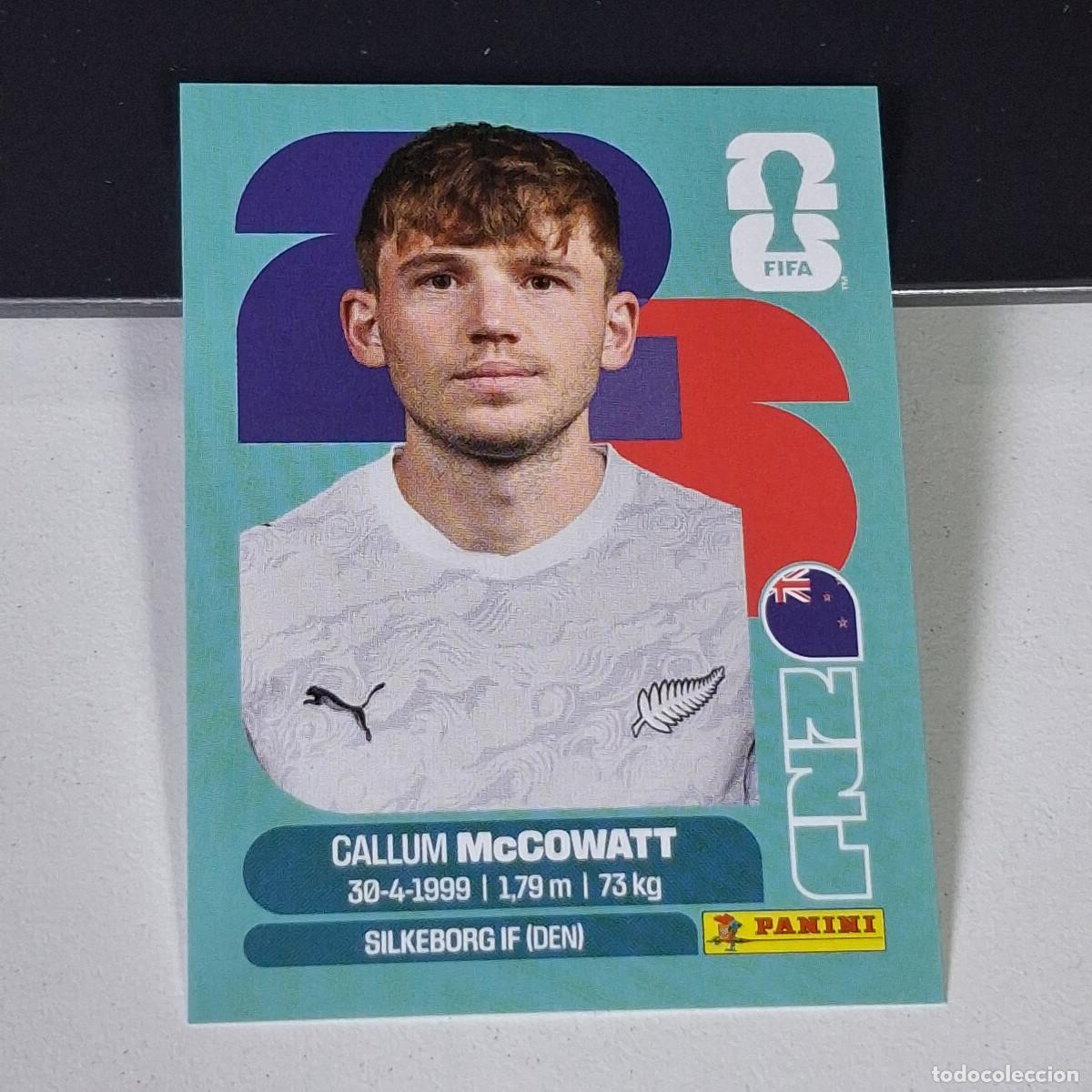 Cromos de F&uacute;tbol: B2 NZL 19 NZL19 CALLUM MCCOWATT NUEVA ZELANDA NEW ZEALAND MUNDIAL FIFA WORLD CUP 2026 STICKER PANINI