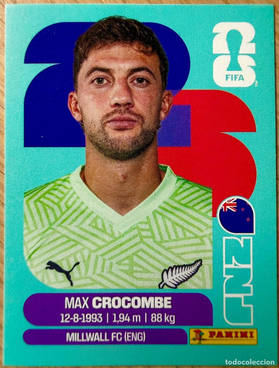 Cromos de F&uacute;tbol: NZL2 NZL 2 CROCOMBE NUEVA ZELANDA MUNDIAL FIFA WORLD CUP 2026 26 STICKER CROMO PANINI SIN PEGAR