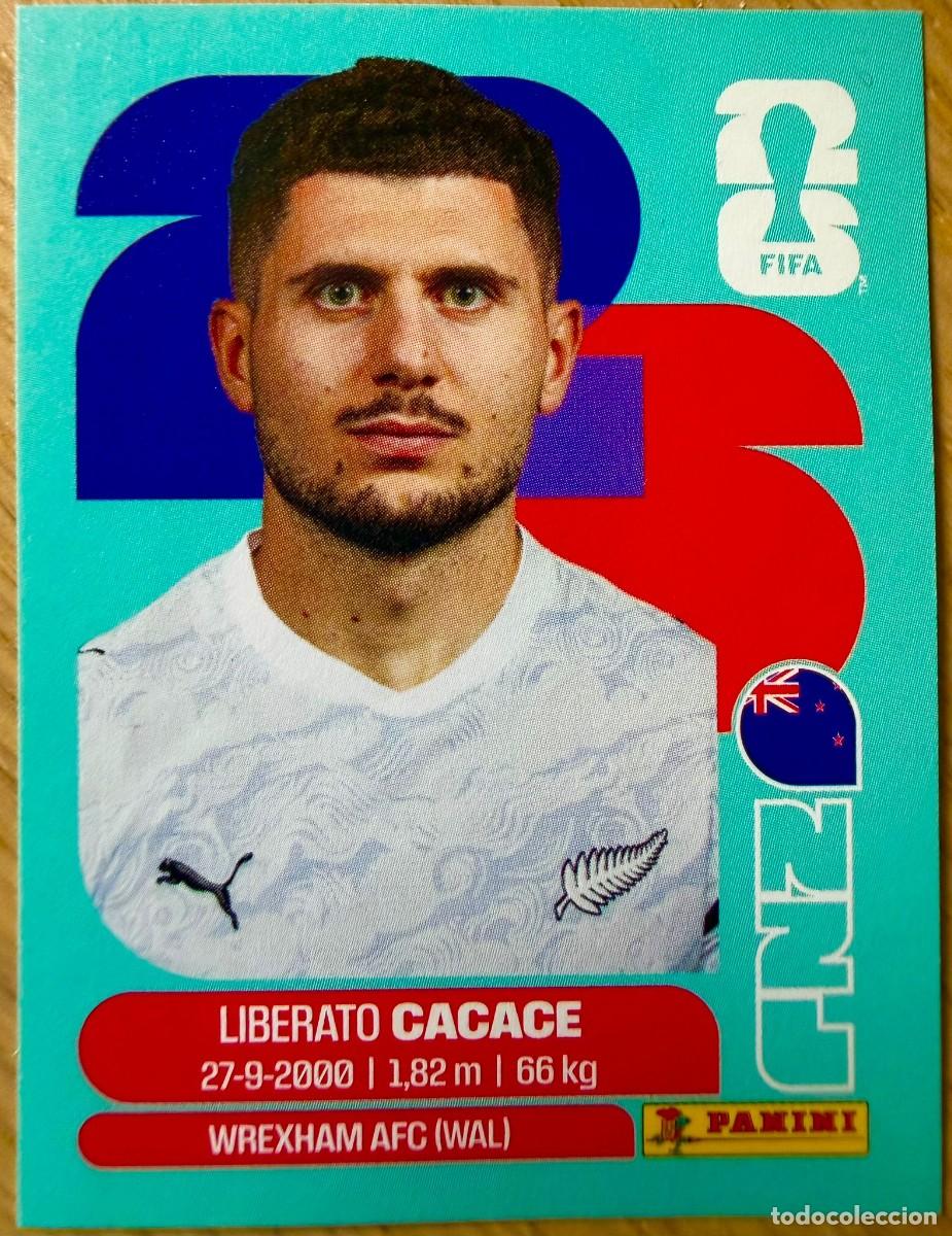 Cromos de F&uacute;tbol: NZL5 NZL 5 CACACE NUEVA ZELANDA MUNDIAL FIFA WORLD CUP 2026 26 STICKER CROMO PANINI SIN PEGAR