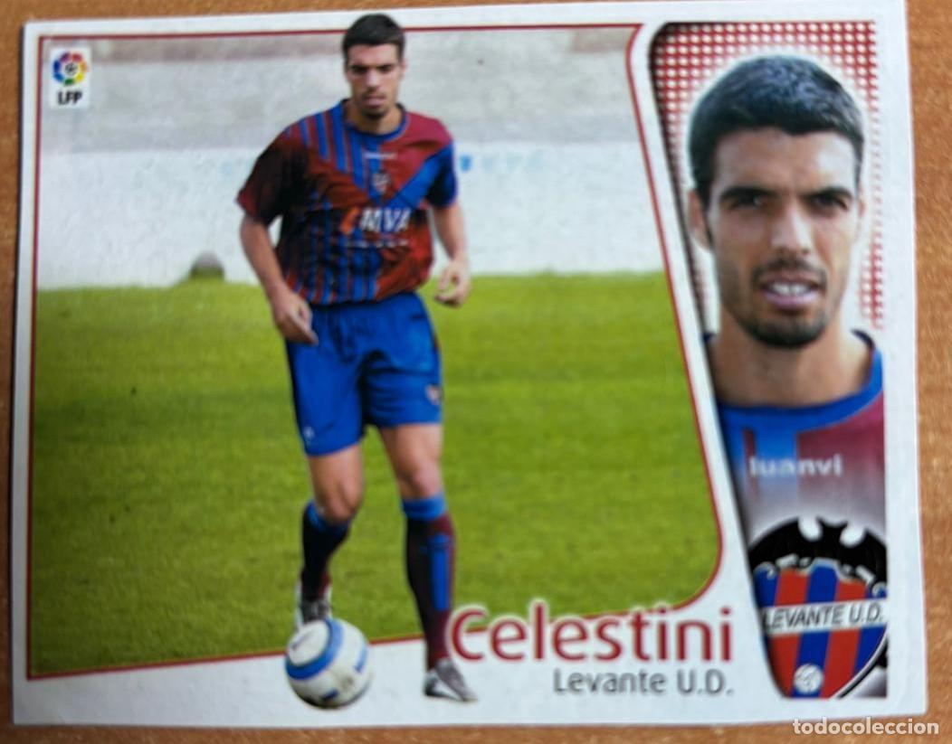 Cromos de F&uacute;tbol: EDICIONES ESTE 2004-2005 04 05 FICHAJE N&ordm; 41 CELESTINI (LEVANTE) RECORTADO LEER