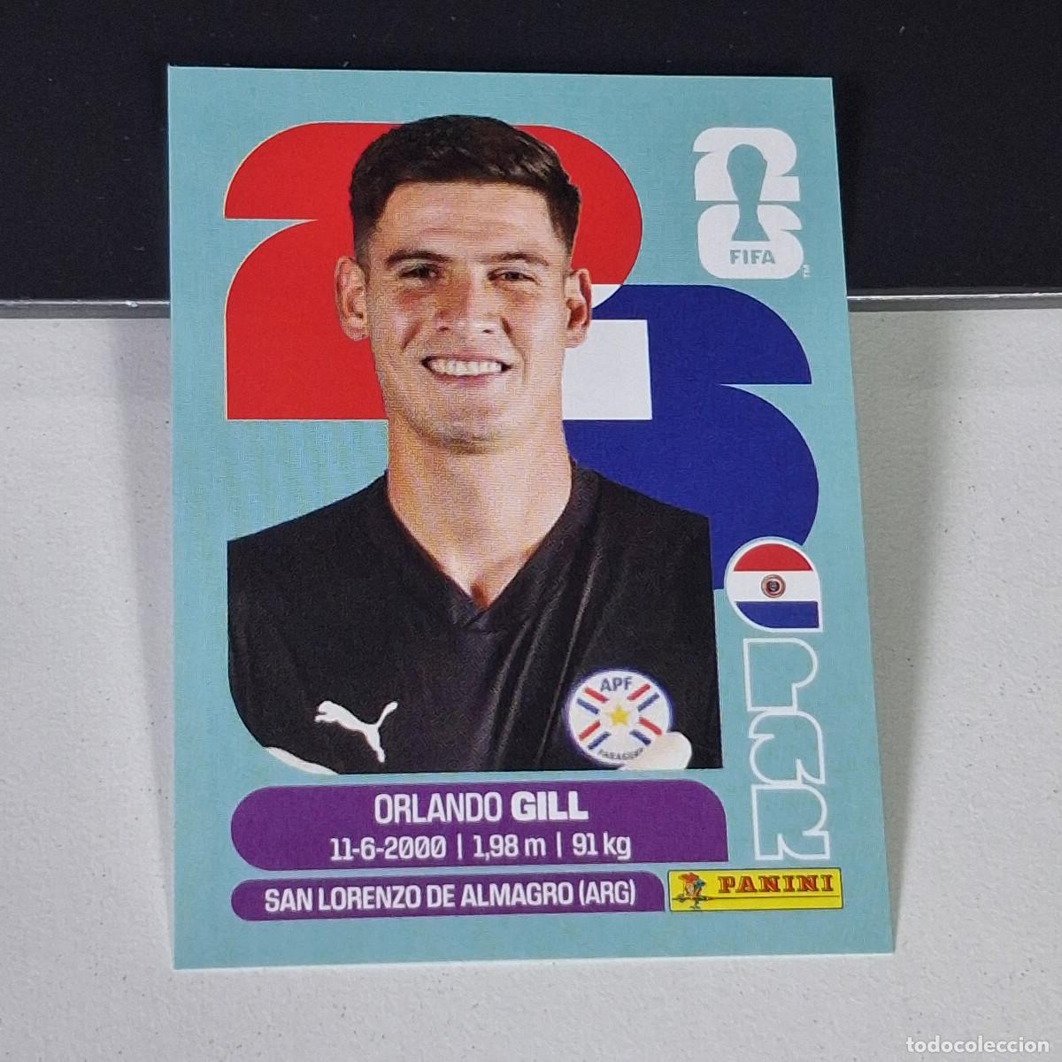 Cromos de F&uacute;tbol: B2 PAR3 ORLANDO GILL 3 PARAGUAY PAR MUNDIAL FIFA WORLD CUP 2026 STICKER PANINI