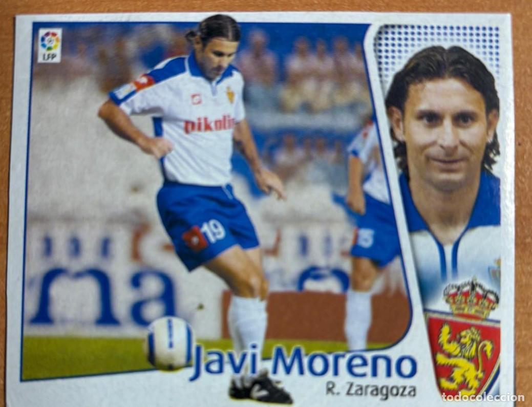 Cromos de F&uacute;tbol: EDICIONES ESTE 2004-2005 04 05 FICHAJE N&ordm; 33 JAVI MORENO (ZARAGOZA) RECORTADO LEER