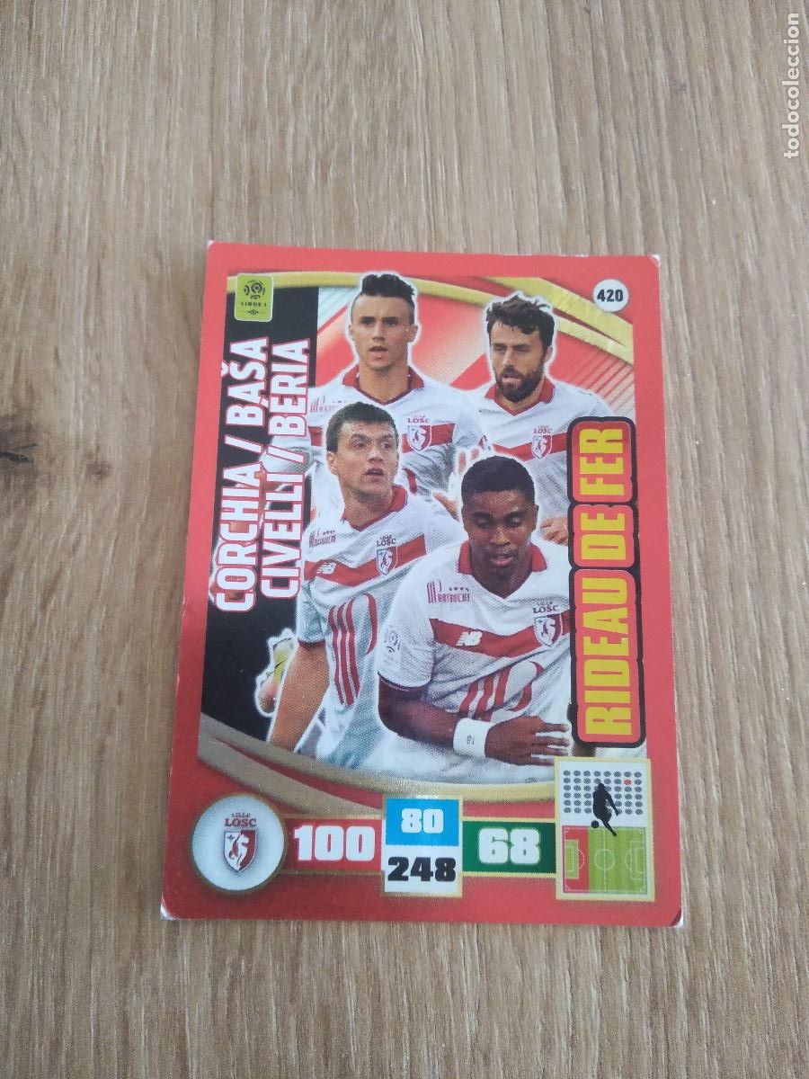 Figurine di Calcio: 421 JALLET NKOULOU MAMMANA CROMO FUTBOL PANINI LIGA FRANCIA 2016-2017 FOOT LIGUE 1 ADRENALYN 16-17