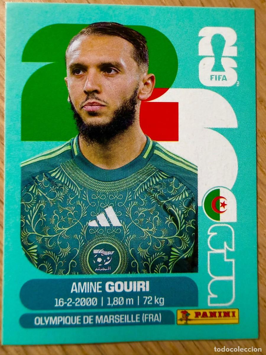 Cromos de F&uacute;tbol: ALG18 ALG 18 AMINE GOUIRI ARGELIA MUNDIAL FIFA WORLD CUP 2026 26 STICKER CROMO PANINI SIN PEGAR
