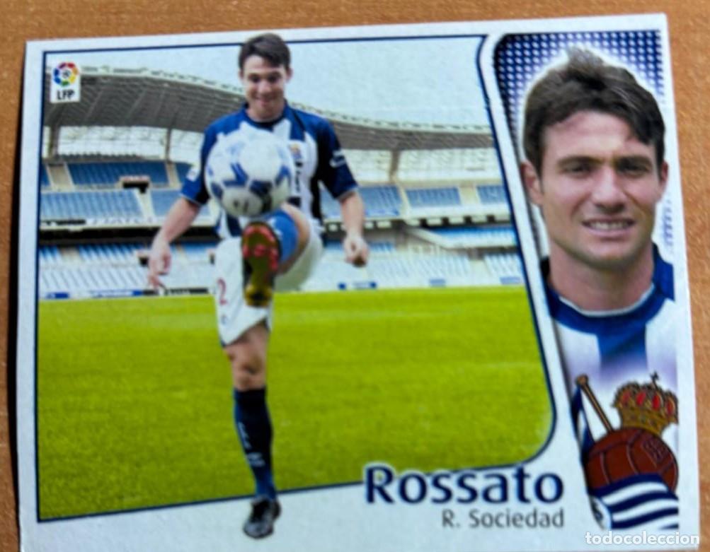 Cromos de F&uacute;tbol: EDICIONES ESTE 2004-2005 04 05 FICHAJE N&ordm; 47 ROSSATO (REAL SOCIEDAD) RECORTADO LEER