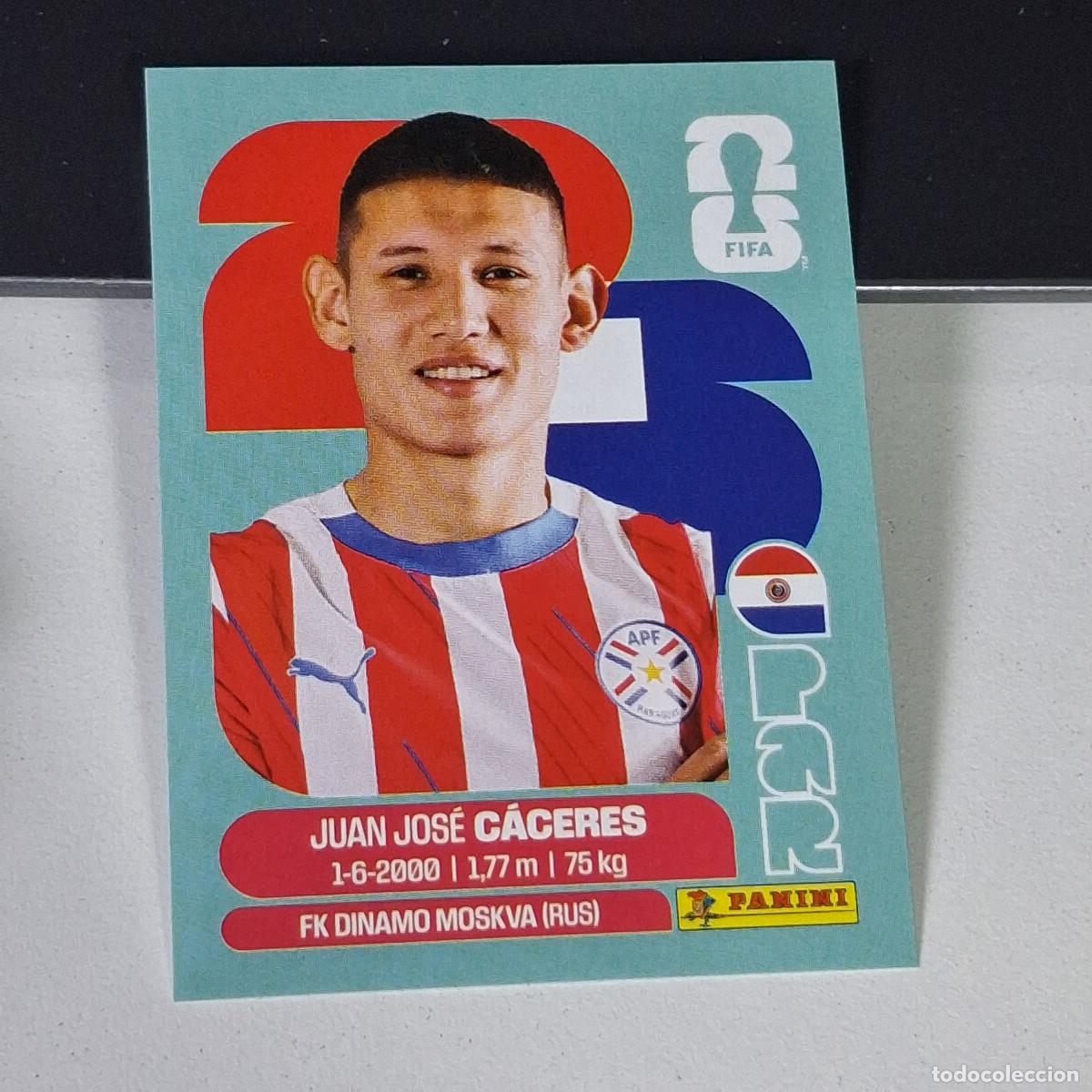 Cromos de F&uacute;tbol: B2 PAR 6 PAR6 JUAN JOSE CACERES PARAGUAY PAR MUNDIAL FIFA WORLD CUP 2026 STICKER PANINI