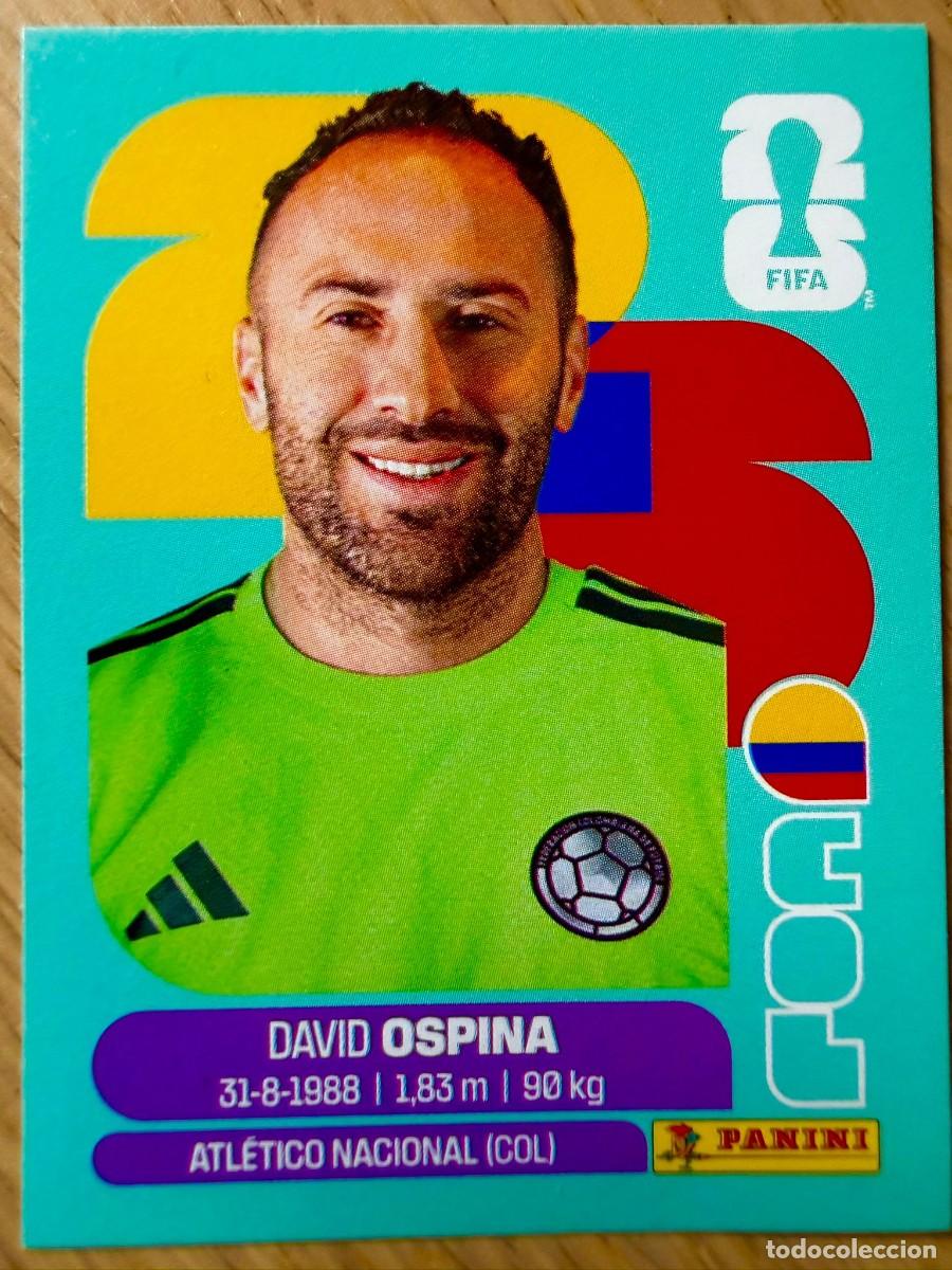 Cromos de F&uacute;tbol: COL3 COL 3 DAVID OSPINA COLOMBIA MUNDIAL FIFA WORLD CUP 2026 26 STICKER CROMO PANINI SIN PEGAR