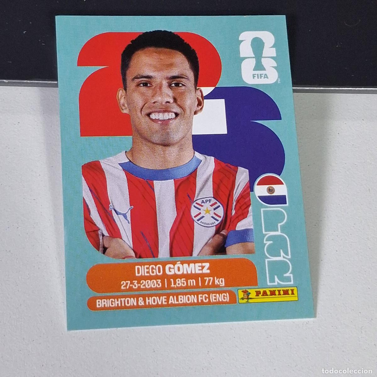 Cromos de F&uacute;tbol: B2 PAR10 DIEGO G&Oacute;MEZ 10 PARAGUAY PAR MUNDIAL FIFA WORLD CUP 2026 STICKER PANINI