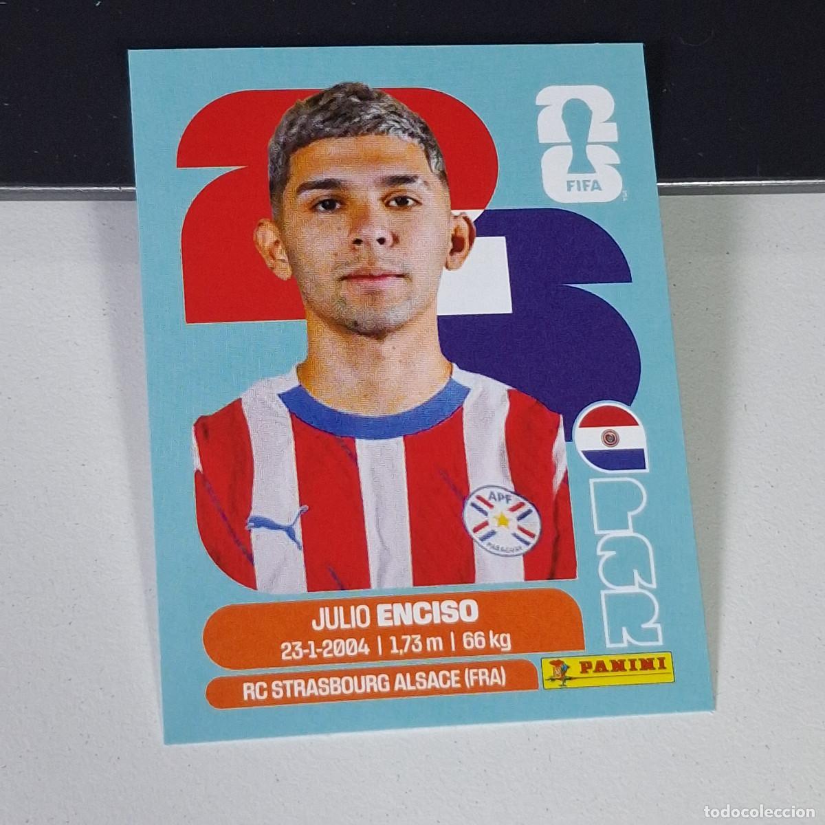 Cromos de F&uacute;tbol: B2 PAR15 JULIO ENCISO 15 PARAGUAY PAR MUNDIAL FIFA WORLD CUP 2026 STICKER PANINI