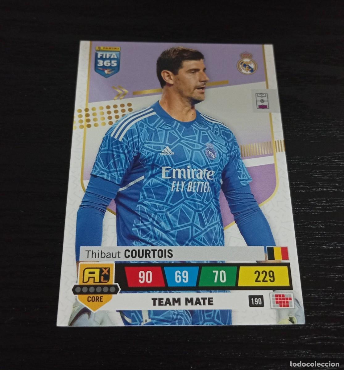 Cartes &agrave; collectionner de Football: -ADRENALYN FIFA 365 2023 : 190 COURTOIS ( REAL MADRID )