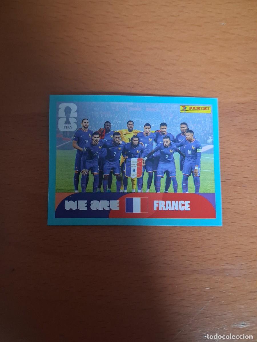 Cromos de F&uacute;tbol: Fifa World Cup 26 Mundial 2026 FRA 13 Francia Foto de Equipo Plantilla Alineacion