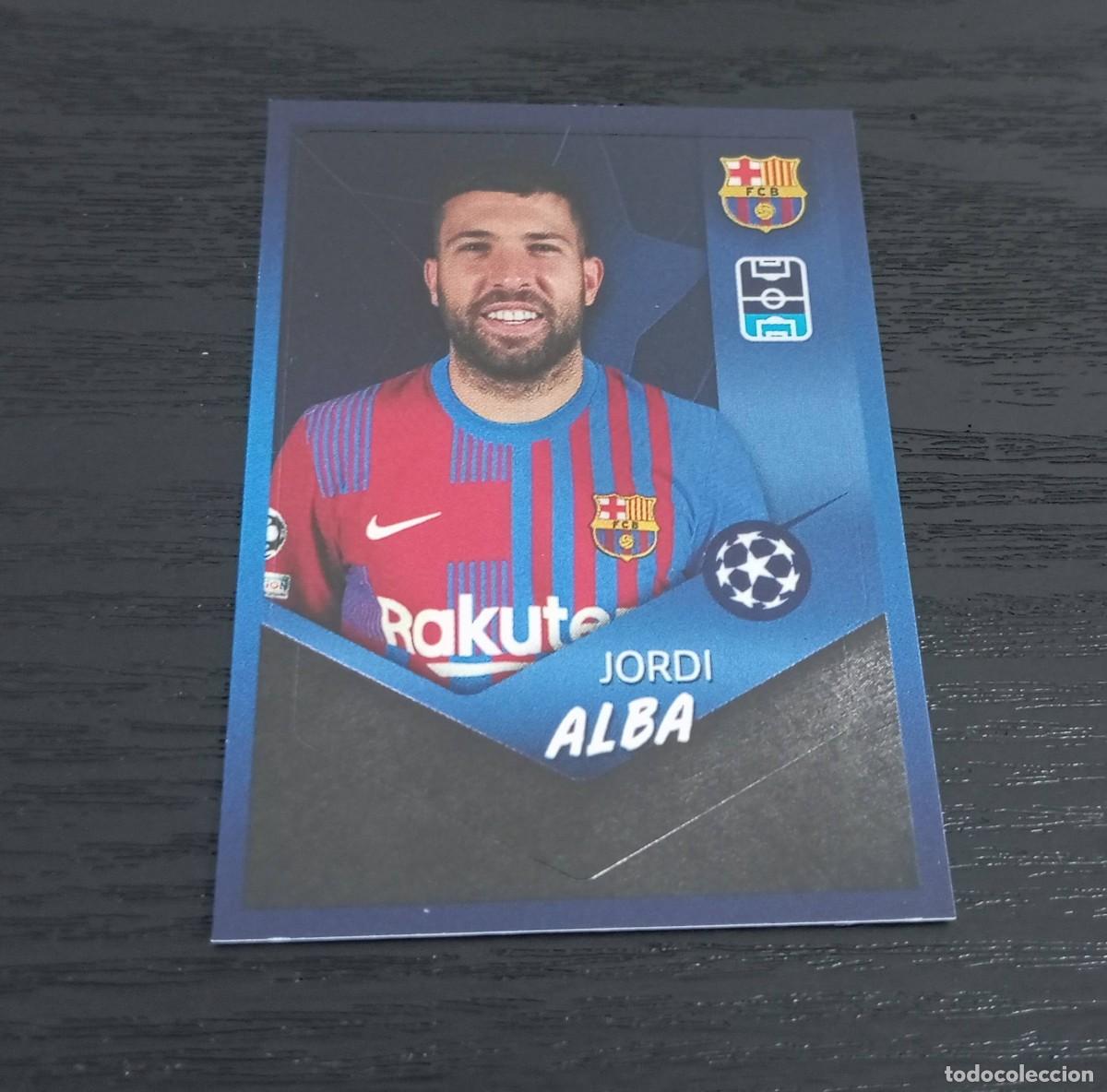 Cromos de F&uacute;tbol: -TOPPS CHAMPIONS LEAGUE 21-22 : 381 JORDI ALBA ( BARCELONA )