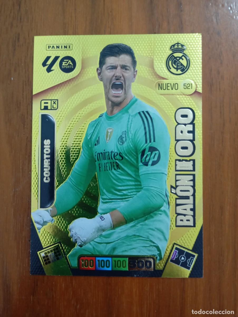 Figurine di Calcio: COURTIUS. REAL MADRID. BALON DE ORO. ADRENALYN 25 2026. NUM 521