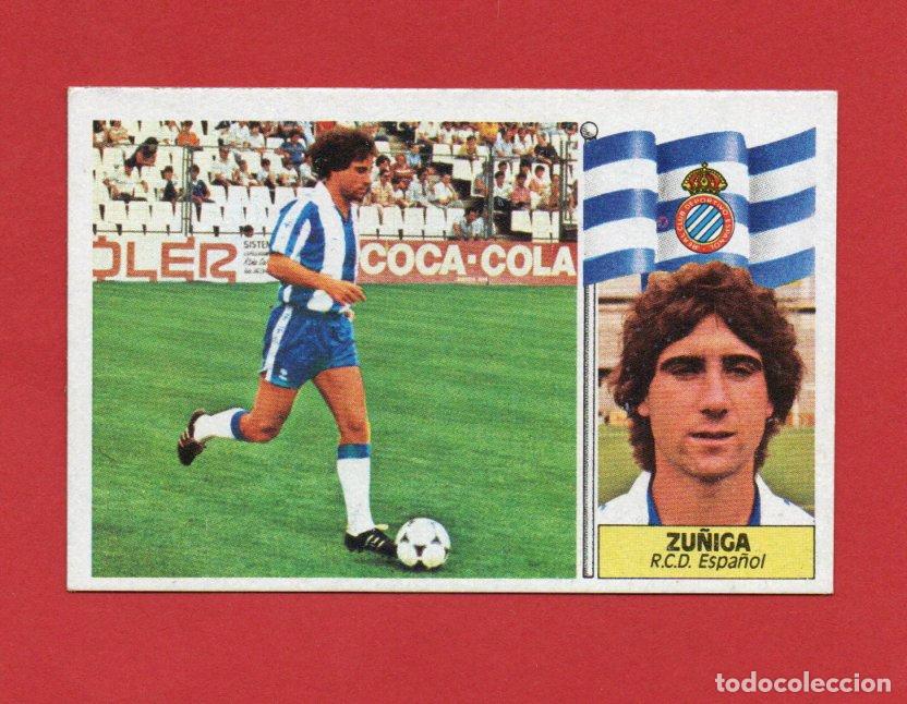 Cromos de F&uacute;tbol: ESTE 86 87 ZU&Ntilde;IGA DEL RCD ESPA&Ntilde;OL NUEVO SIN PEGAR ESTE 1986 1987