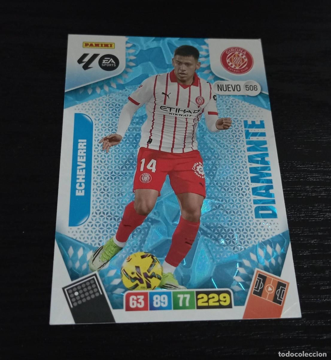 Cromos de F&uacute;tbol: -ADRENALYN 25-26 : 506 ECHEVERRI ( GIRONA ) -- NUEVO DIAMANTE -- NUEVO 506