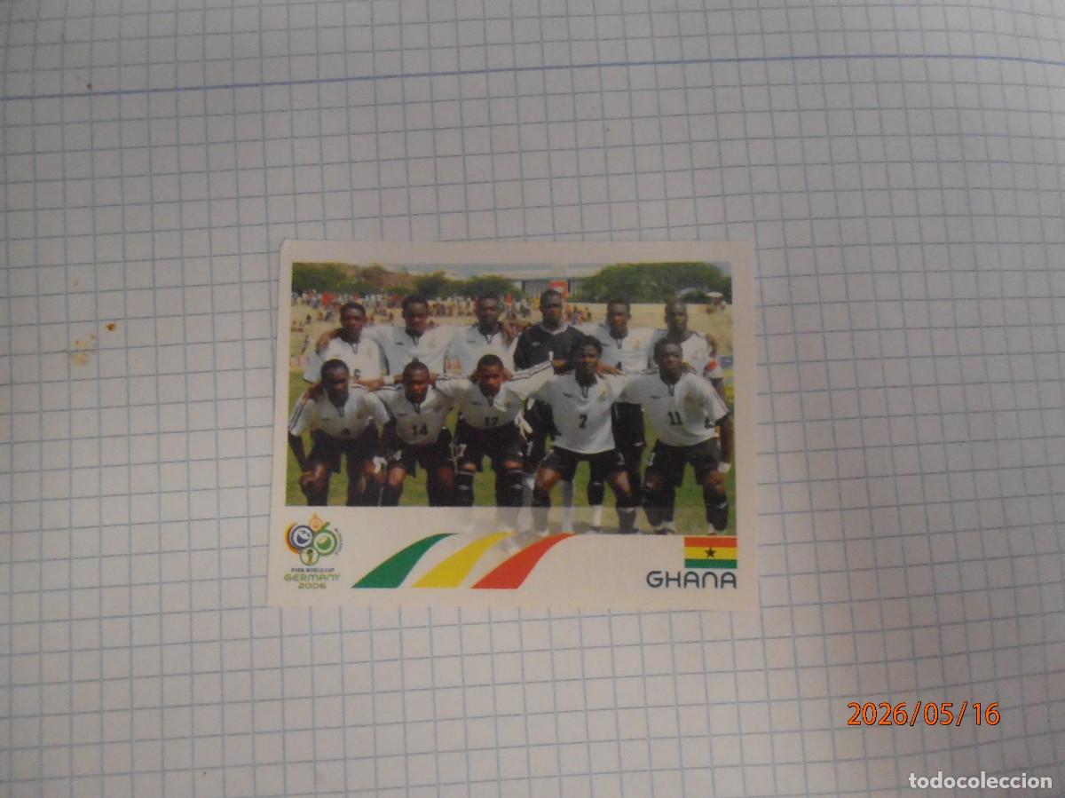 Cromos de F&uacute;tbol: Ghana 312 - Alemania 2006