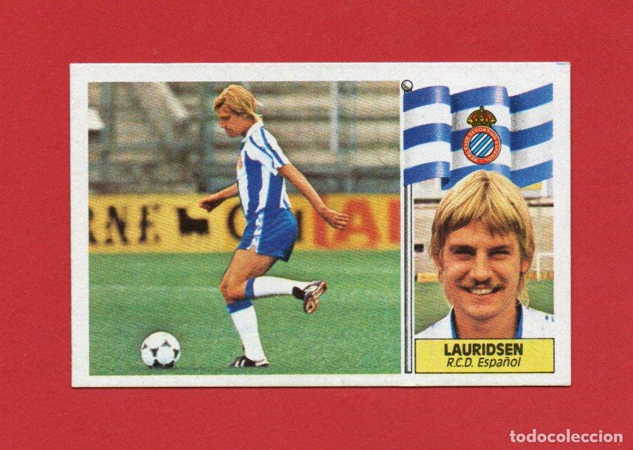 Cromos de F&uacute;tbol: ESTE 86 87 LAURIDSEN DEL RCD ESPA&Ntilde;OL NUEVO SIN PEGAR ESTE 1986 1987