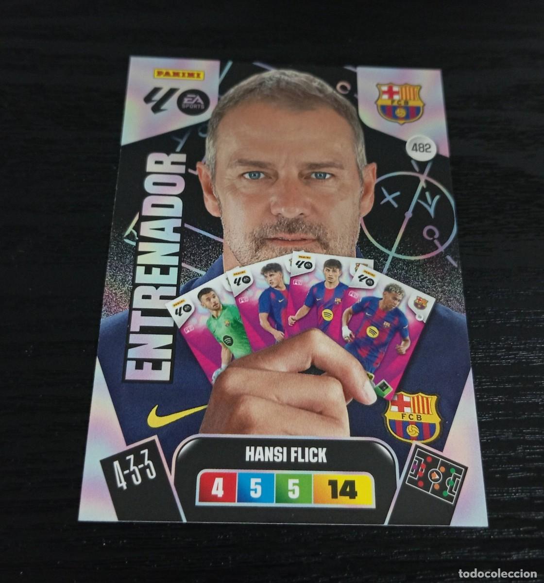Cromos de F&uacute;tbol: -ADRENALYN 25-26 : 482 HANSI FLICK ( BARCELONA ) -- ENTRENADOR --