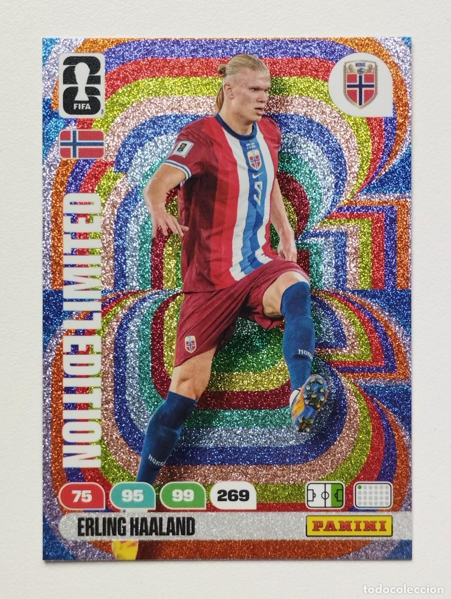 Cromos de F&uacute;tbol: CROMO CARD ADRENALYN MUNDIAL WORLD CUP 2026 LIMITED EDITION ERLING HAALAND NORUEGA