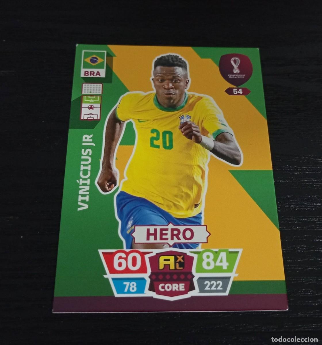 Cromos de F&uacute;tbol: -ADRENALYN XL MUNDIAL FIFA WORLD CUP QATAR 2022 : 54 VINICIUS ( BRASIL ) REAL MADRID