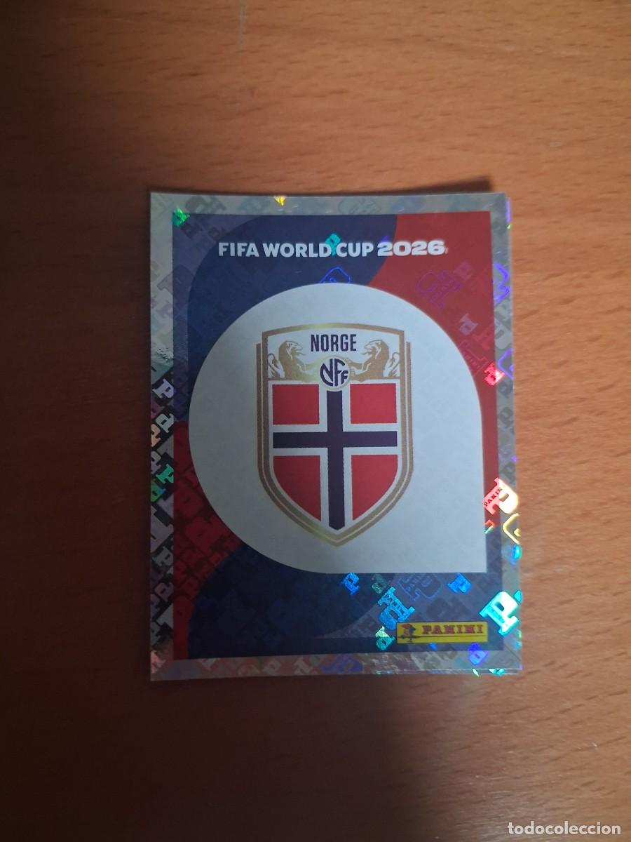 Cromos de F&uacute;tbol: Fifa World Cup 26 Mundial 2026 NOR 1 Noruega Escudo Logo