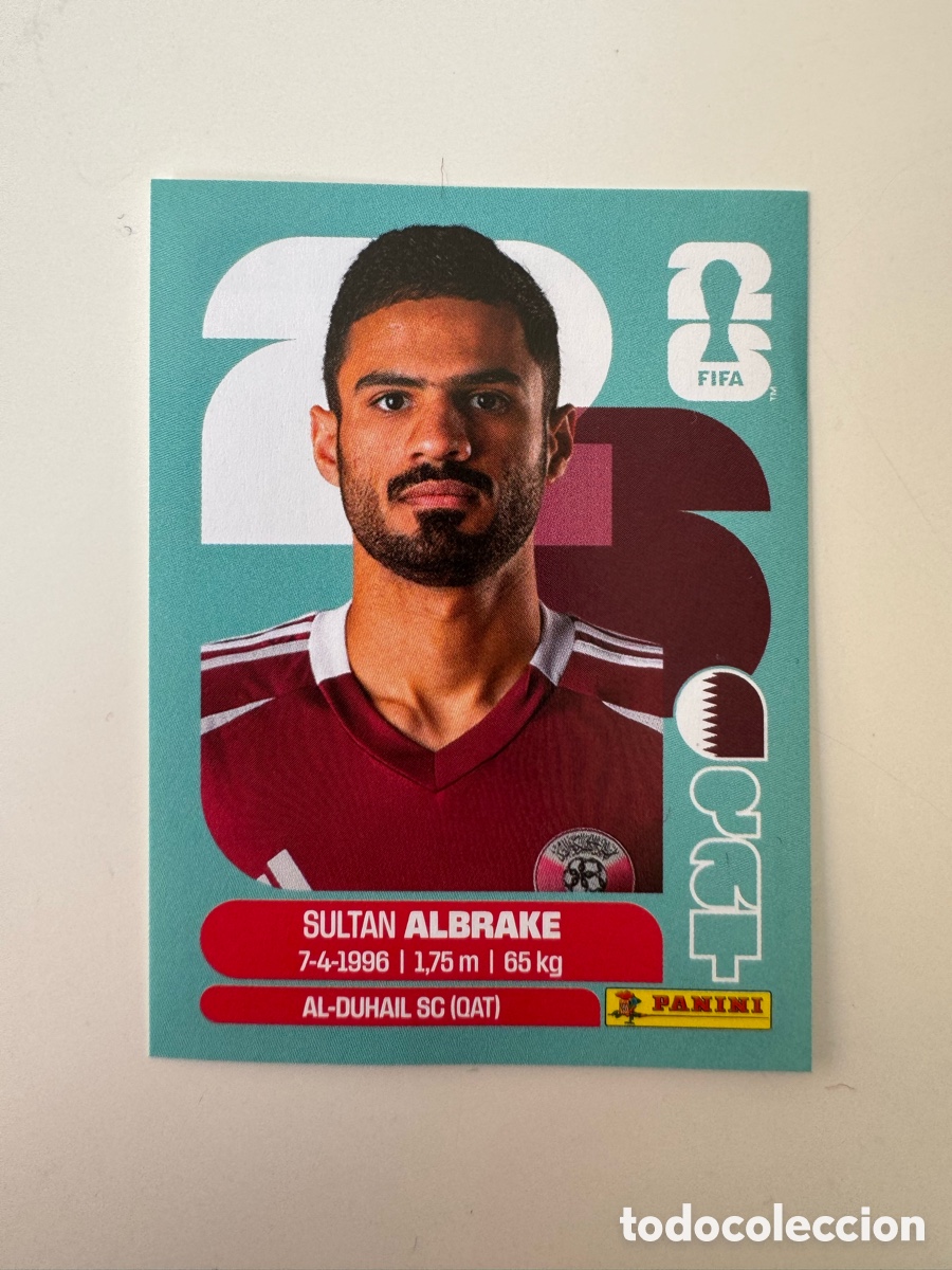 Cromos de Futebol: Catar QAT MUNDIAL FIFA WORLD CUP 2026 STICKER PANINI QAT3 &ndash; Sultan Al-Brake N&ordm; 3