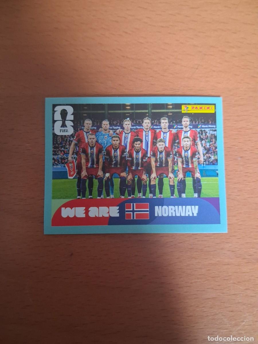 Cromos de Futebol: Fifa World Cup 26 Mundial 2026 NOR 13 Noruega Foto de Equipo Plantilla Alineacion