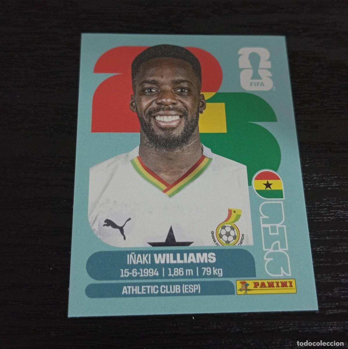 Cromos de F&uacute;tbol: -PANINI MUNDIAL 2026 : GHA 15 I&Ntilde;AKI WILLIAMS ( GHANA ) ATH.BILBAO