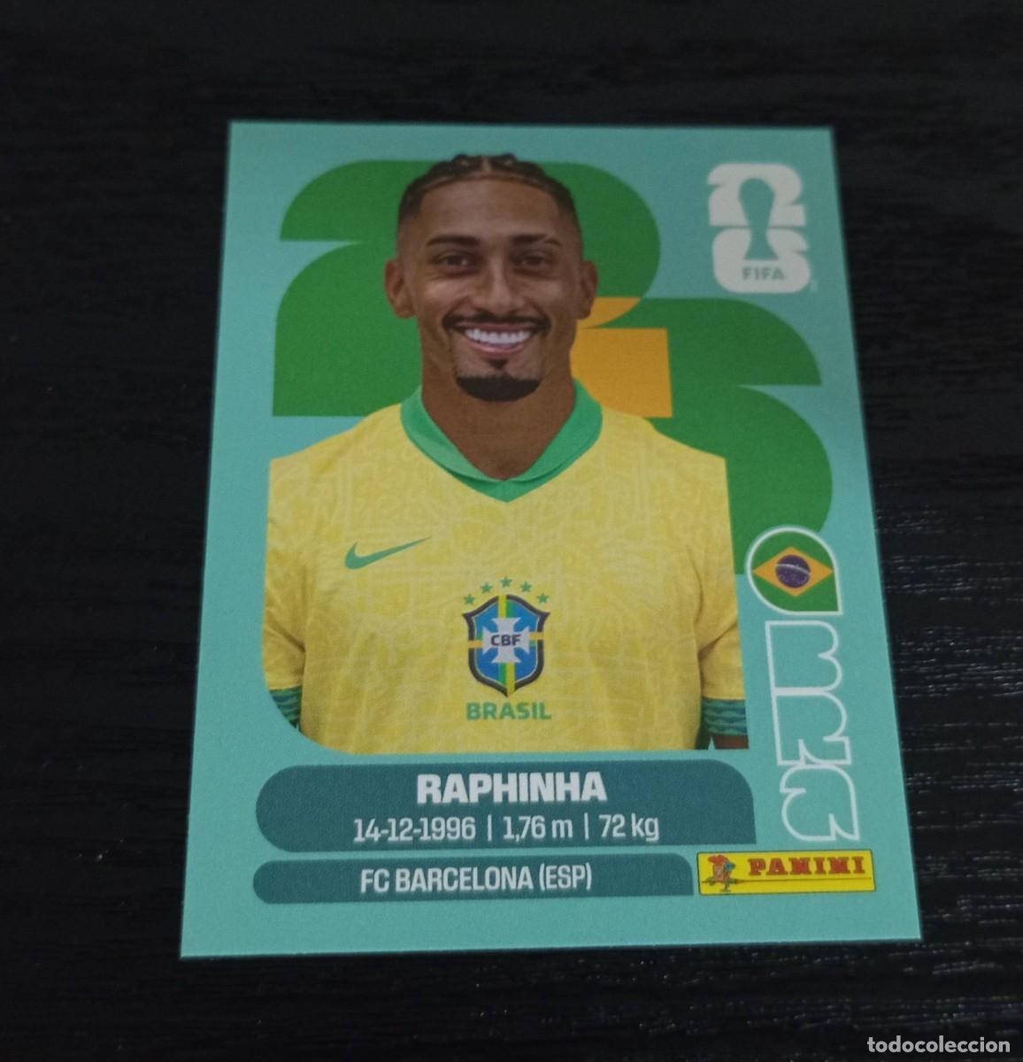 Cromos de F&uacute;tbol: -PANINI MUNDIAL 2026 : BRA 19 RAPHINHA ( BRASIL ) BARCELONA
