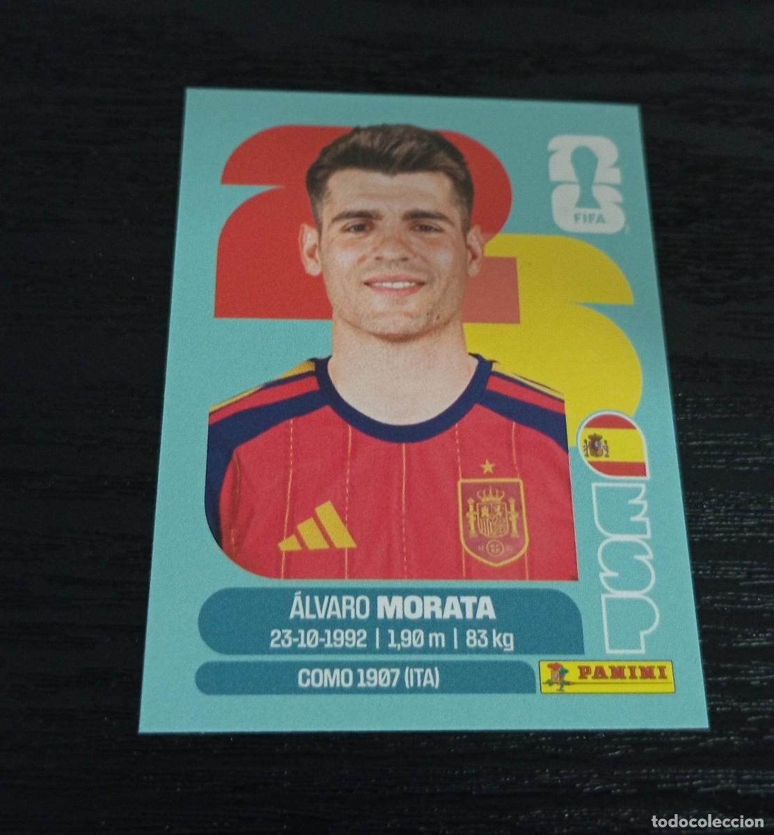 Cromos de F&uacute;tbol: -PANINI MUNDIAL 2026 : ESP 19 ALVARO MORATA ( ESPA&Ntilde;A ) COMO