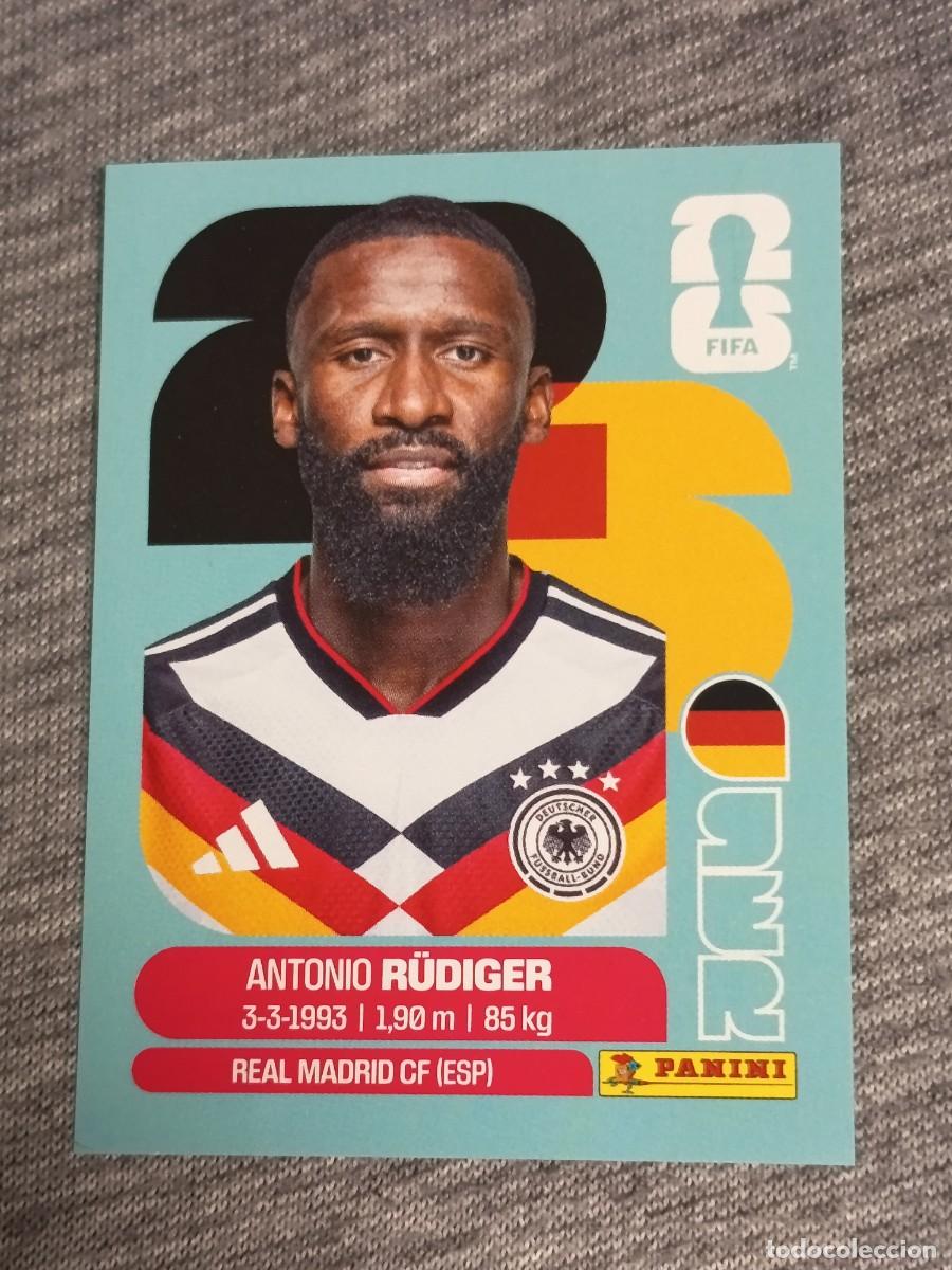 Cromos de F&uacute;tbol: RUDIGER GER 6 STICKER MUNDIAL 2026 PANINI FIFA WORLD CUP NUEVO