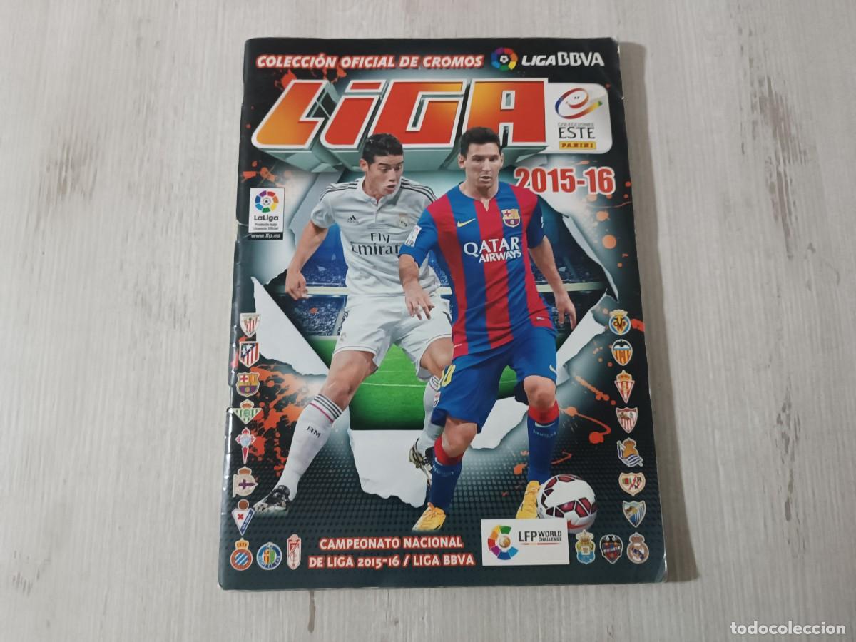 Cromos de F&uacute;tbol: &Aacute;LBUM CASI COMPLETO LIGA ESTE 2015 2016 15 16