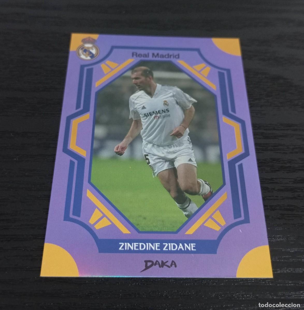 Cromos de F&uacute;tbol: -DAKA REAL MADRID 25-26 : RM 31 B ZINEDINE ZIDANE ( REAL MADRID ) NUMERADA /149