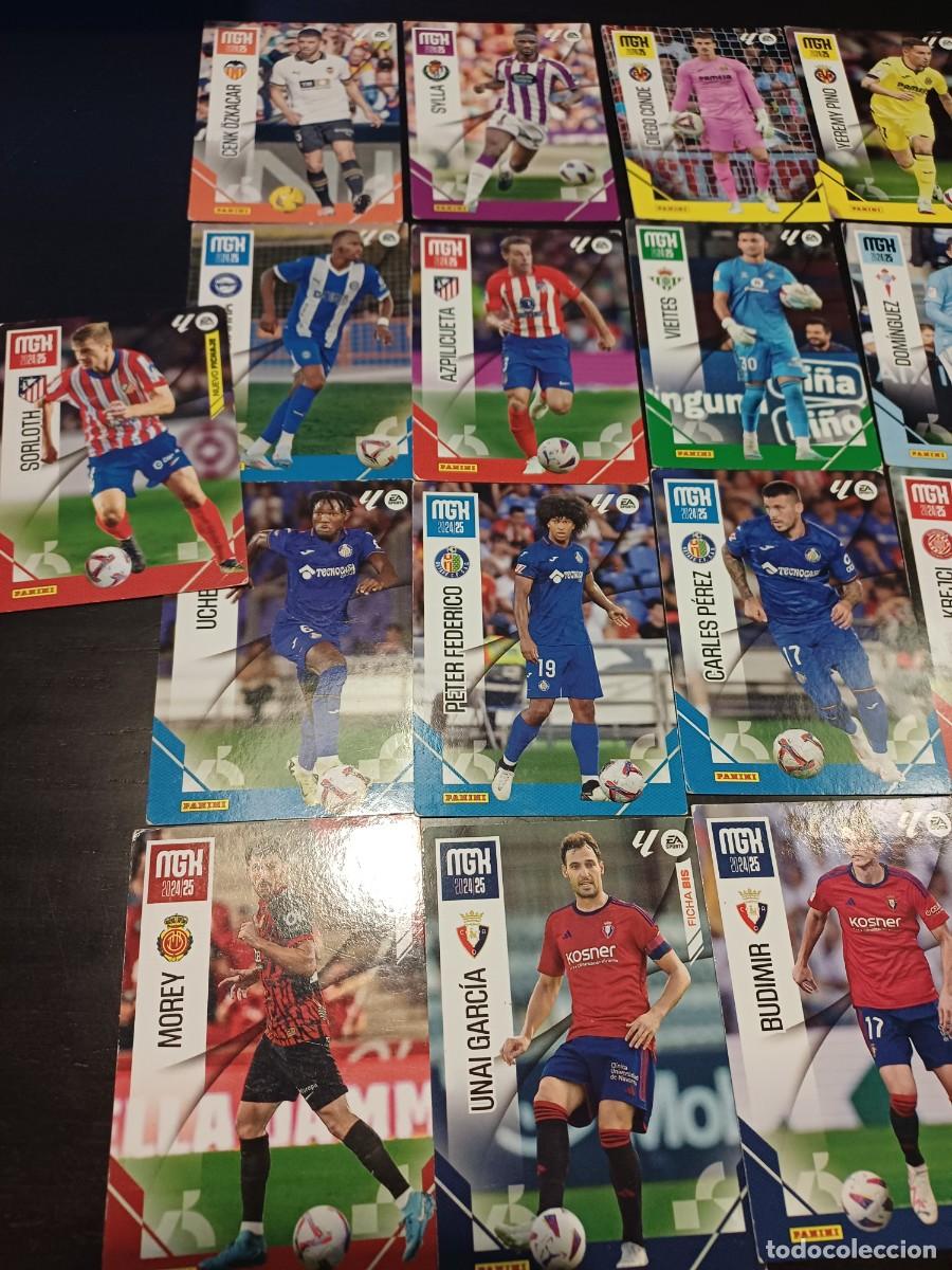 Cromos de F&uacute;tbol: Lote 37 cromos Megacracks 24/25 2024 2025. Marcas de uso