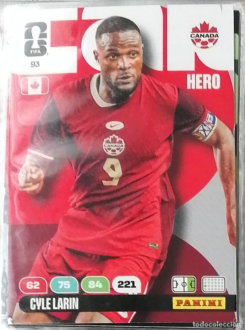 Cromos de F&uacute;tbol: 93 CYLE LARIN Hero World Cup 2026 Adrenalyn XL Panini
