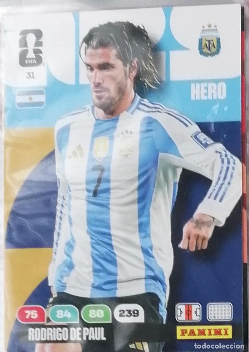 Cromos de F&uacute;tbol: 31 DE PAUL Hero World Cup 2026 Adrenalyn XL Panini