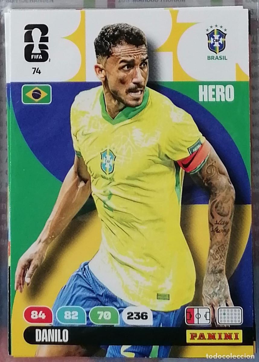 Cromos de F&uacute;tbol: 74 DANILO Hero World Cup 2026 Adrenalyn XL Panini
