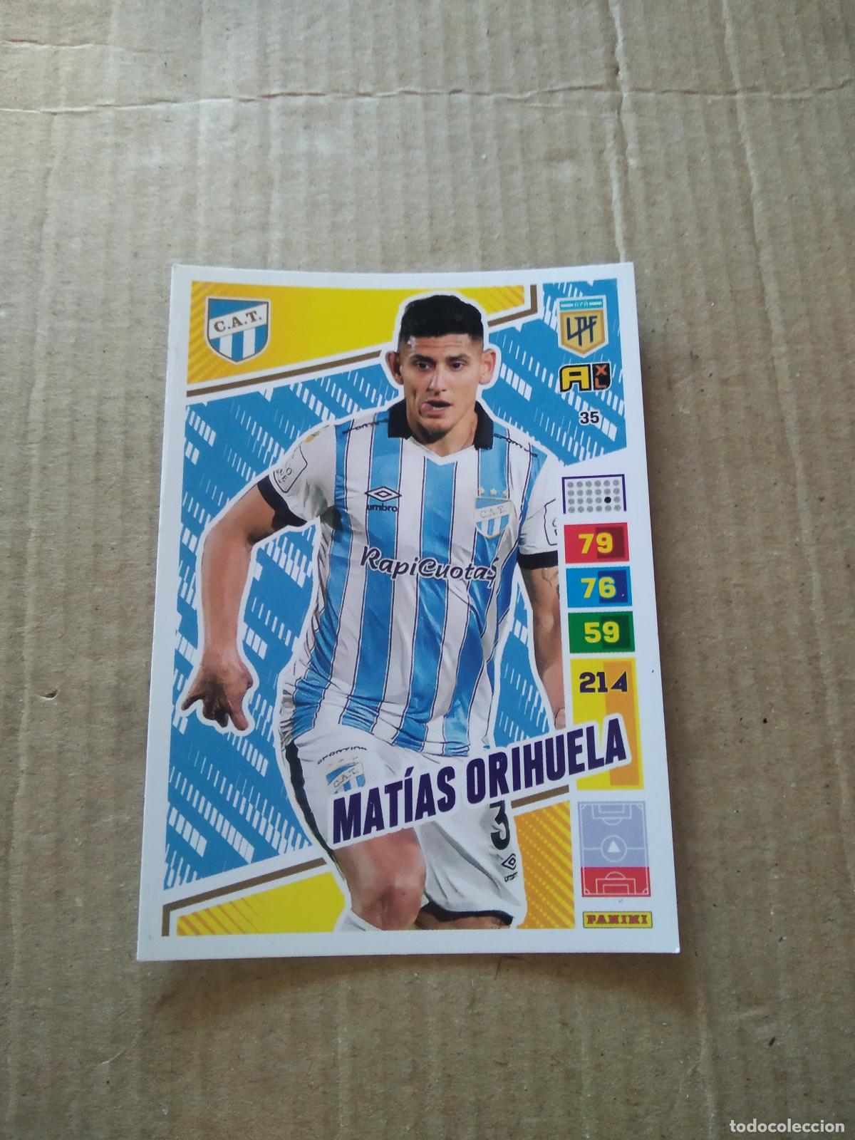 Cromos de F&uacute;tbol: 35 MATIAS ORIHUELA ATLETICO TUCUMAN CROMO FUTBOL PANINI ARGENTINO 2023 LIGA ARGENTINA ADRENALYN