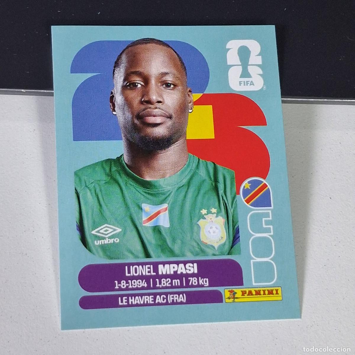 Cromos de F&uacute;tbol: B2 COD2 LIONEL MPASI 2 CONGO COD MUNDIAL FIFA WORLD CUP 2026 STICKER PANINI