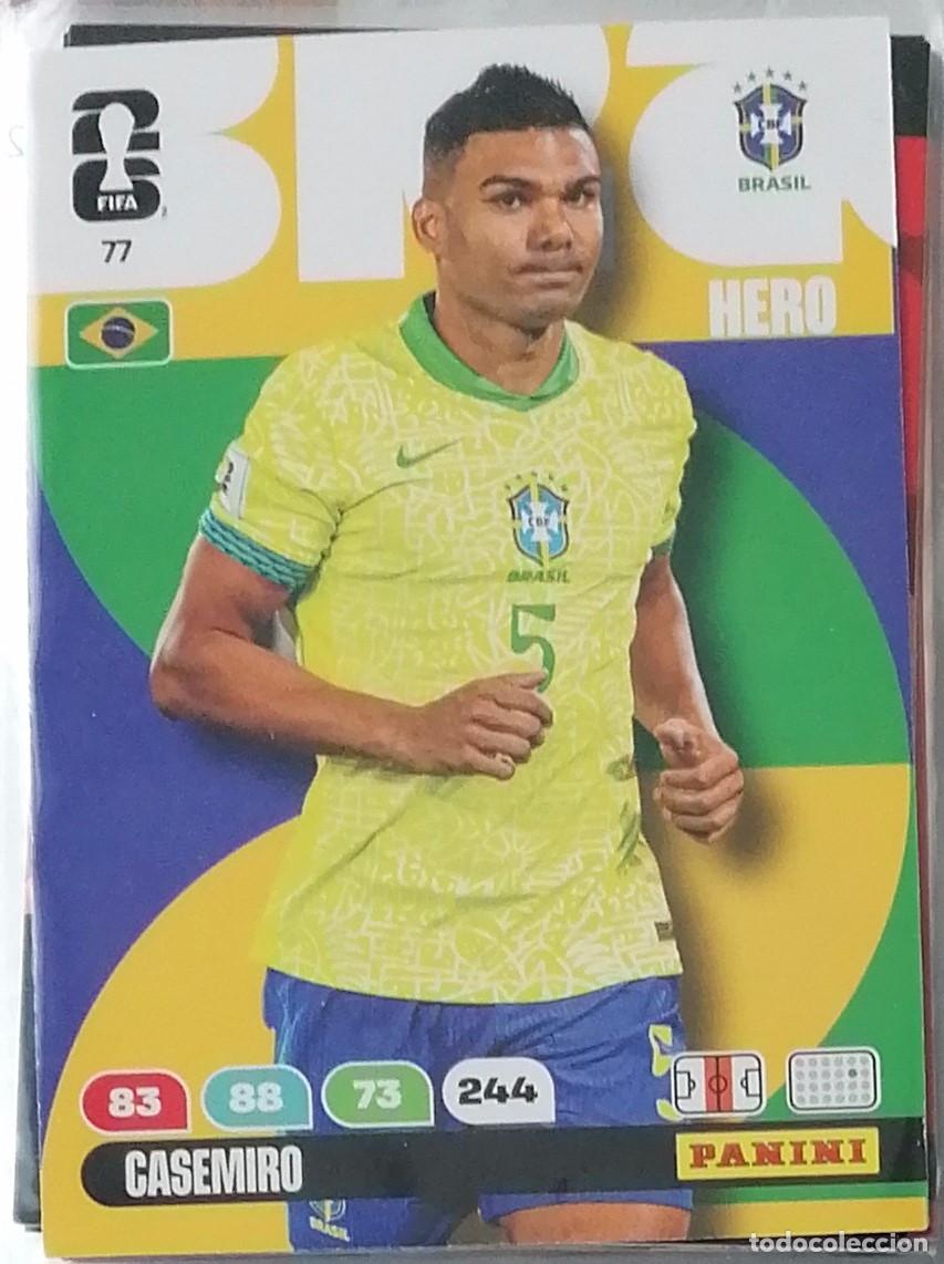 Cromos de F&uacute;tbol: 77 CASEMIRO Hero World Cup 2026 Adrenalyn XL Panini