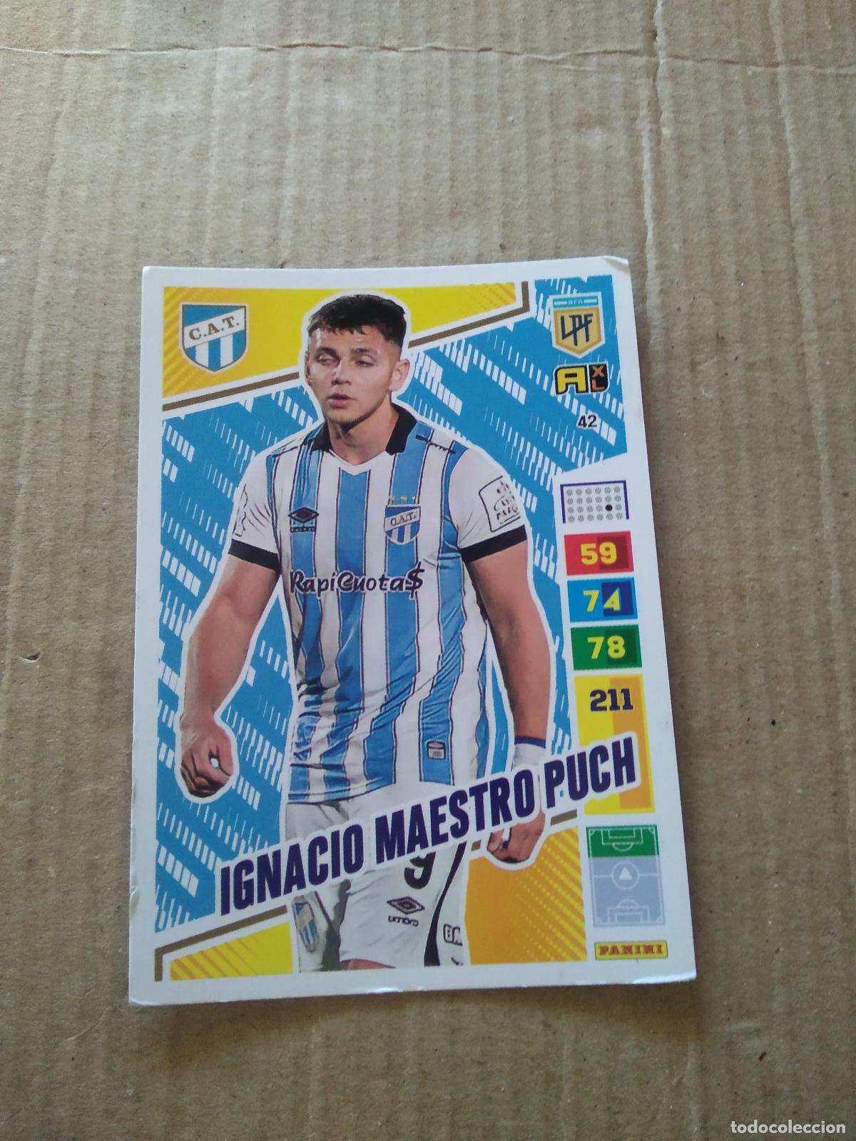 Cromos de F&uacute;tbol: 42 IGNACIO MAESTRO PUCH ATLETICO TUCUMAN CROMO FUTBOL PANINI ARGENTINO 2023 LIGA ARGENTINA ADRENALYN