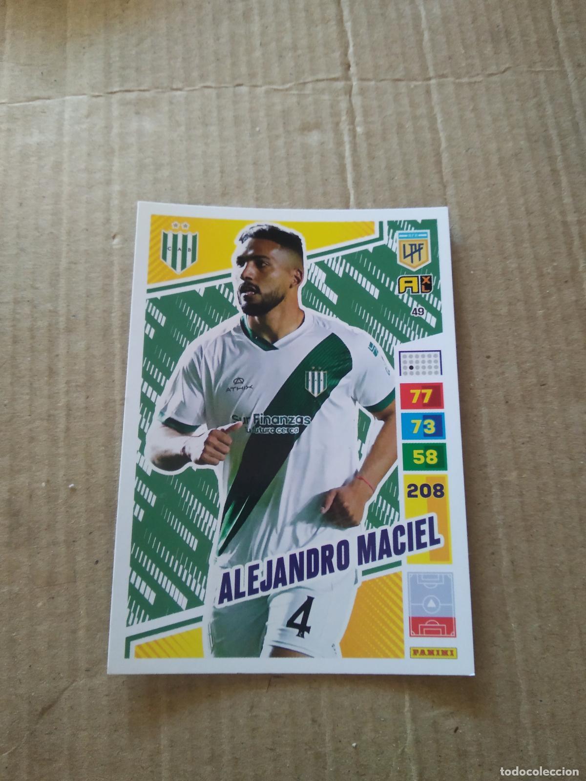 Cromos de F&uacute;tbol: 49 ALEJANDRO MACIEL BANFIELD CROMO FUTBOL PANINI ARGENTINO 2023 LIGA ARGENTINA ADRENALYN