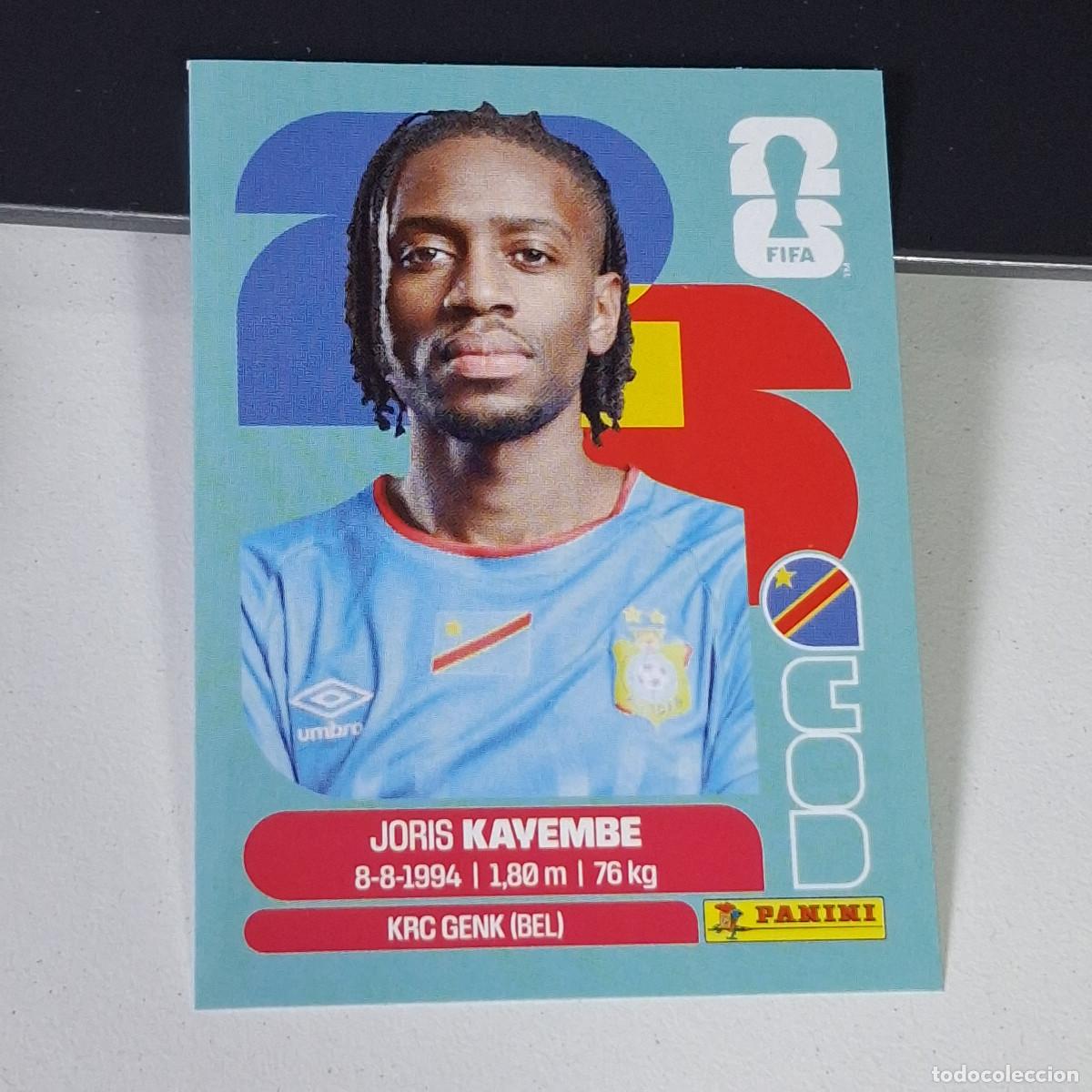Cromos de F&uacute;tbol: B2 COD7 JORIS KAYEMBE 7 CONGO COD MUNDIAL FIFA WORLD CUP 2026 STICKER PANINI
