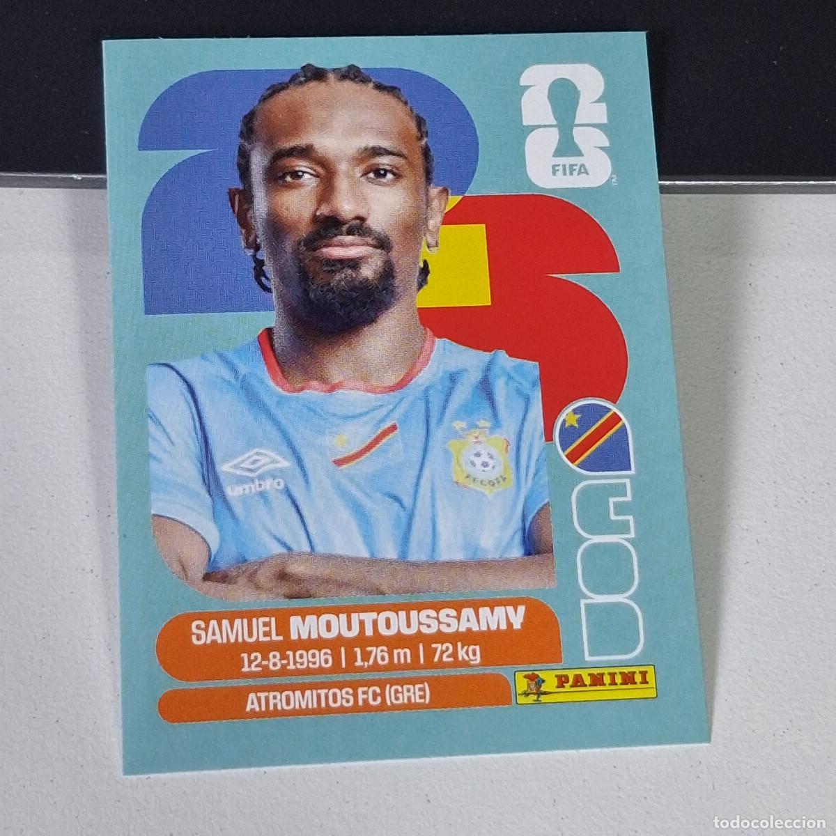 Cromos de F&uacute;tbol: B2 COD 11 COD11 SAMUEL MOUTOUSSAMV CONGO COD MUNDIAL FIFA WORLD CUP 2026 STICKER PANINI
