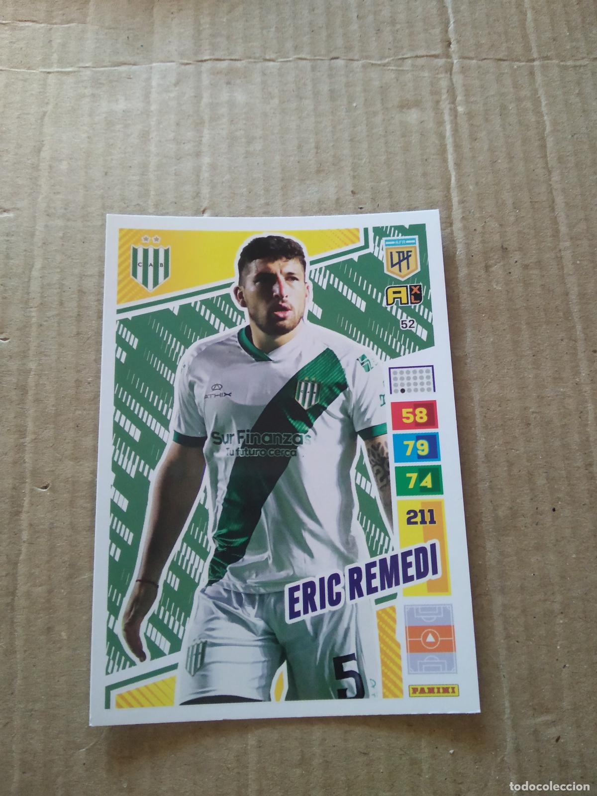 Cromos de F&uacute;tbol: 52 ERIC REMEDI BANFIELD CROMO FUTBOL PANINI ARGENTINO 2023 LIGA ARGENTINA ADRENALYN
