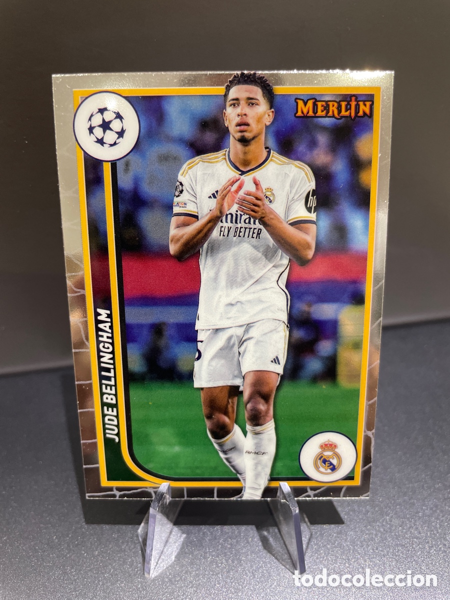 Cromos de F&uacute;tbol: Bellingham 105 Topps Merlin 2023-24 Real Madrid