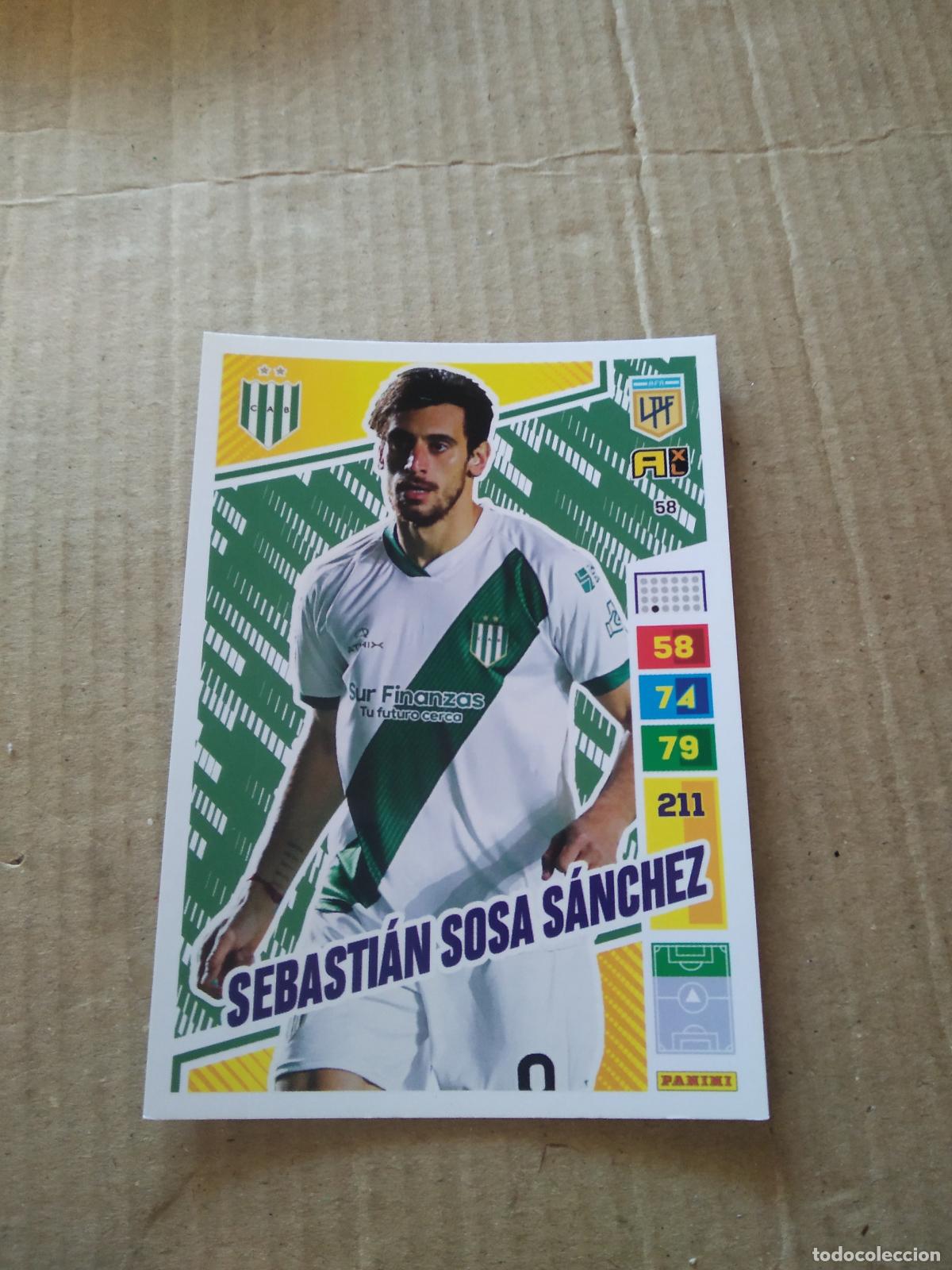 Cromos de F&uacute;tbol: 58 SEBASTIAN SOSA SANCHEZ BANFIELD CROMO FUTBOL PANINI ARGENTINO 2023 LIGA ARGENTINA ADRENALYN