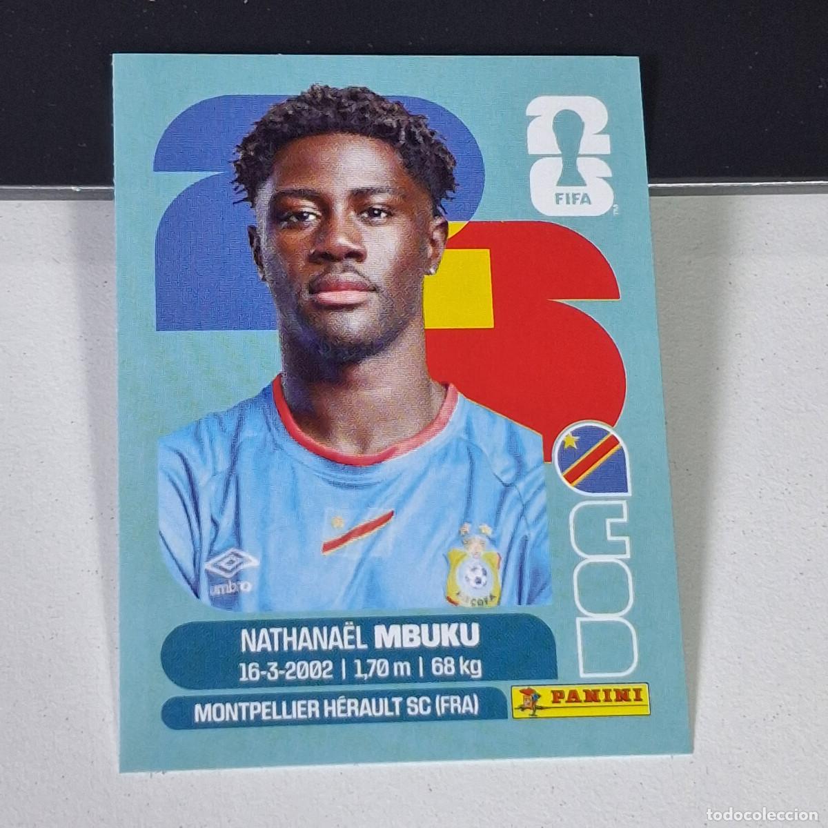 Cromos de F&uacute;tbol: B2 COD20 NATHANA&Euml;L MBUKU 20 CONGO COD MUNDIAL FIFA WORLD CUP 2026 STICKER PANINI
