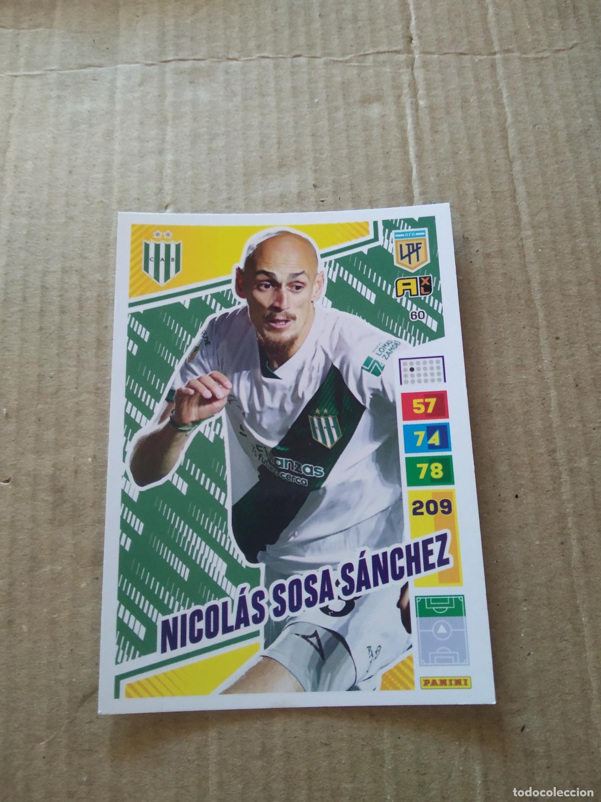 Cromos de F&uacute;tbol: 60 NICOLAS SOSA SANCHEZ BANFIELD CROMO FUTBOL PANINI ARGENTINO 2023 LIGA ARGENTINA ADRENALYN